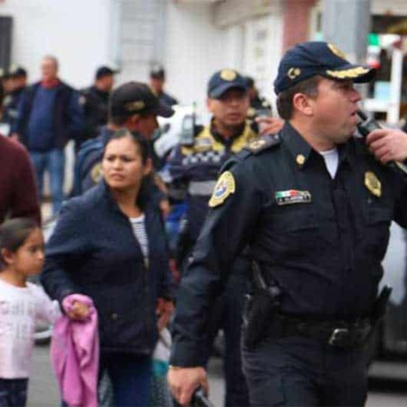 Police in Mexico City